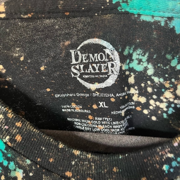 Demon Slayer custom dyed tee shirt XL - Picture 3 of 3